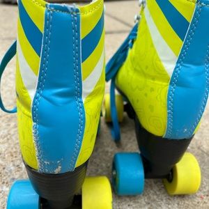 St. Max Roller Skates Lemon/Blue - Women’s Size 8/Youth 6